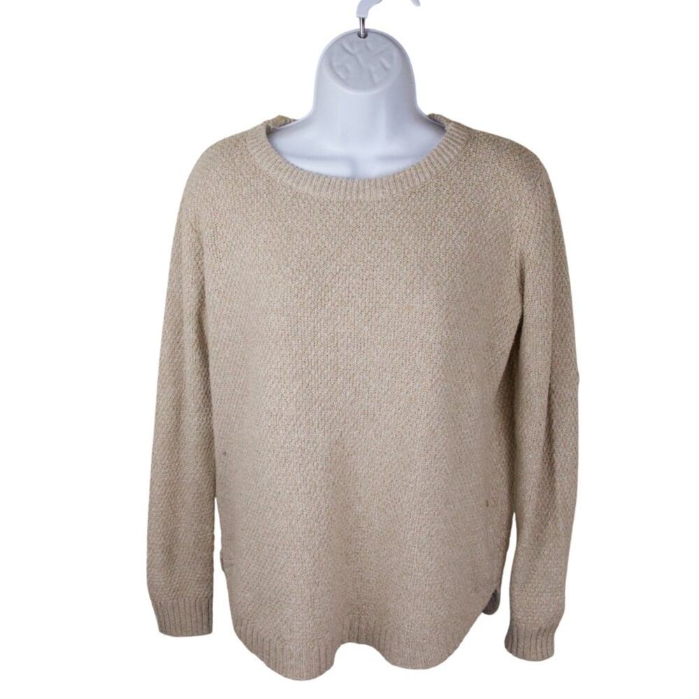 Pink Clover Beige Knit Crewneck Sweater L